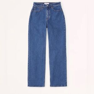 Curve Love High Rise 90s Relaxed Jean Abercrombie & Fitch